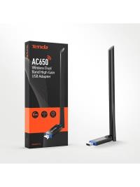 TENDA U10 6dBi Antenli AC650 433Mbps USB Adaptör